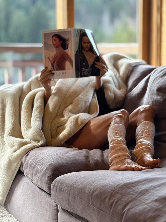 The Fonda Leg Warmer - Rose Quartz