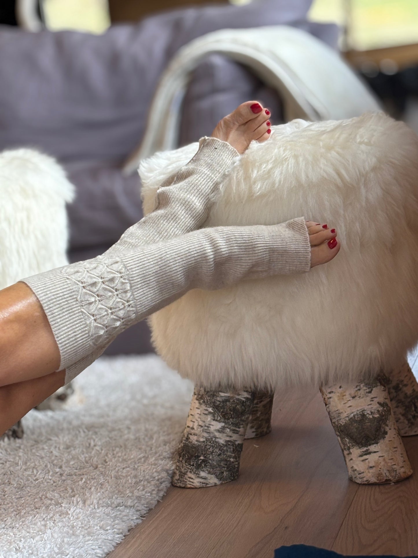 The Fonda Leg Warmer - Moonstone