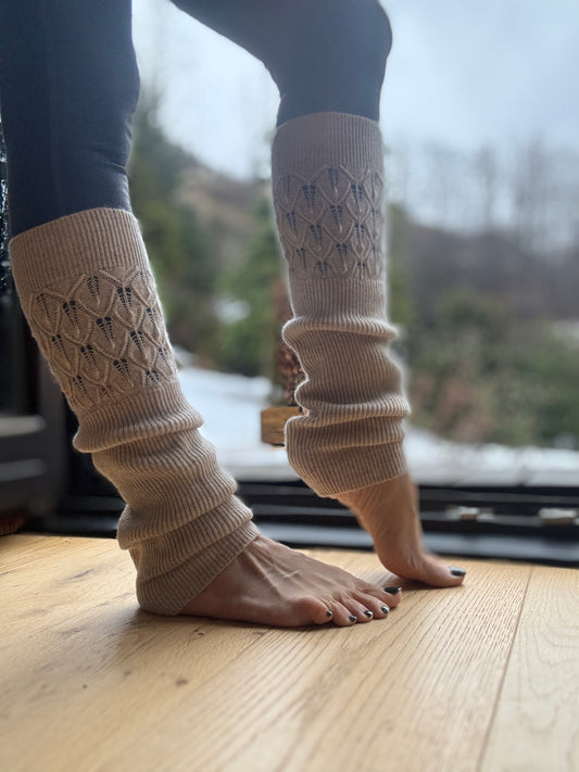The Fonda Leg Warmer - Sandstone